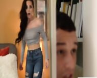 Sexy Stepmom With Her Stepson – Busty