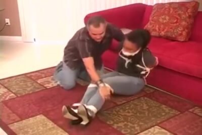 Ebony Babysitter Bondage