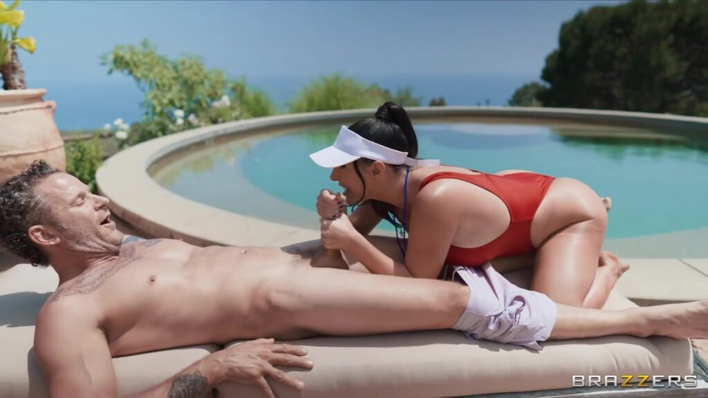 Scott Dreaming Of Busty Giving Him A Sloppy Blowjob – Angela White And Scott Nails