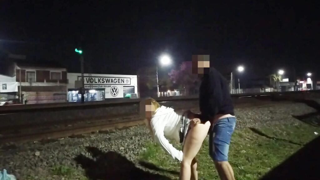 Sex In Public Watch While We Fuck On The Street Flashing Skirt No Panties Caught