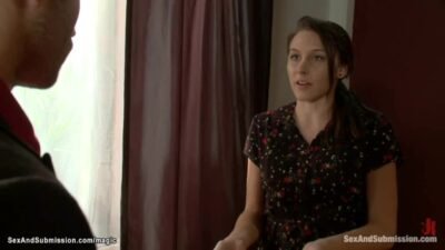 Landlord Bind And Fuck Brunette Babe