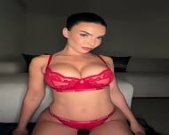 Latina Playing With Her Body