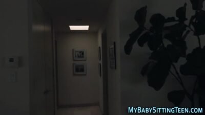 Pov teen 18+ babysitter spunk