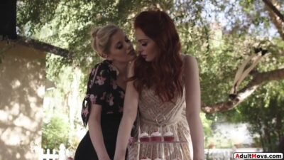 Redhead Outdoor Pussy Licked By Neighbor With Ginger G, Charlotte Stokely And Maya Kendrick