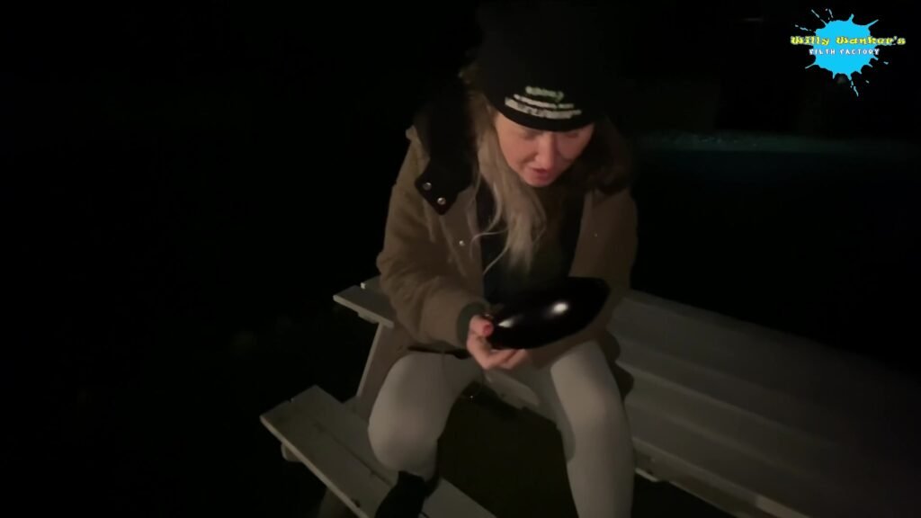 Street Girl Humiliated And Fucks A Fake Cock For A Guy In The Street