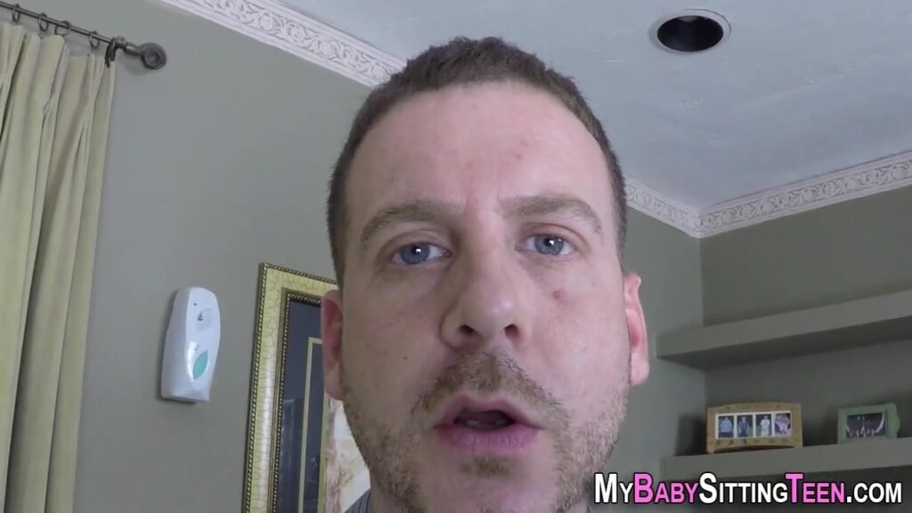 teen 18+ babysitter sucks cum